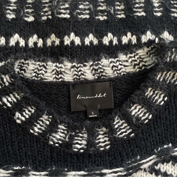 Line & Dot Anthropologie Fringe Sleeve Pullover Sweater - Picture 4 of 4